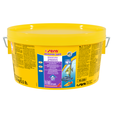 Sera Mineral Salt 2,5 Kg suffisant pour : 50.000 litres 43,00 €