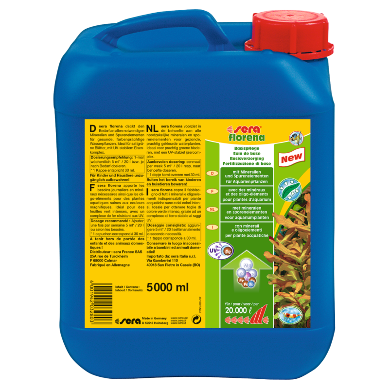 Sera Florena 5 litres suffisante pour : 20.000 litres 64,90 €