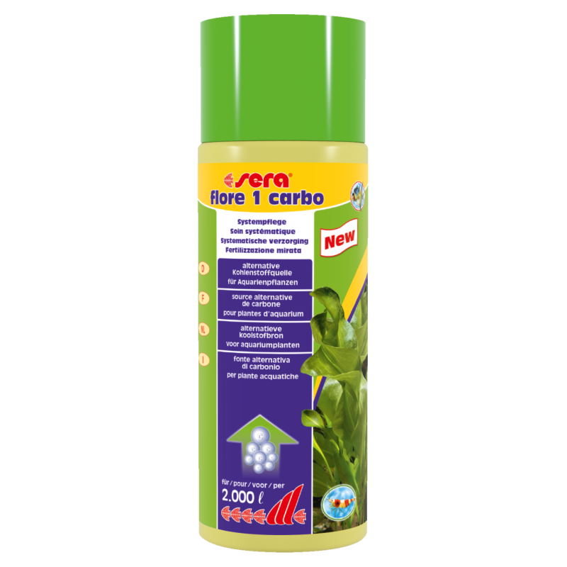 Sera flore 1 carbo 500ml suffisante pour : 2.000 litres 21,00 €