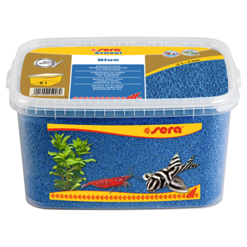 Sera Gravier Blue Ø 2 – 3 mm 6 litres 27,50 €