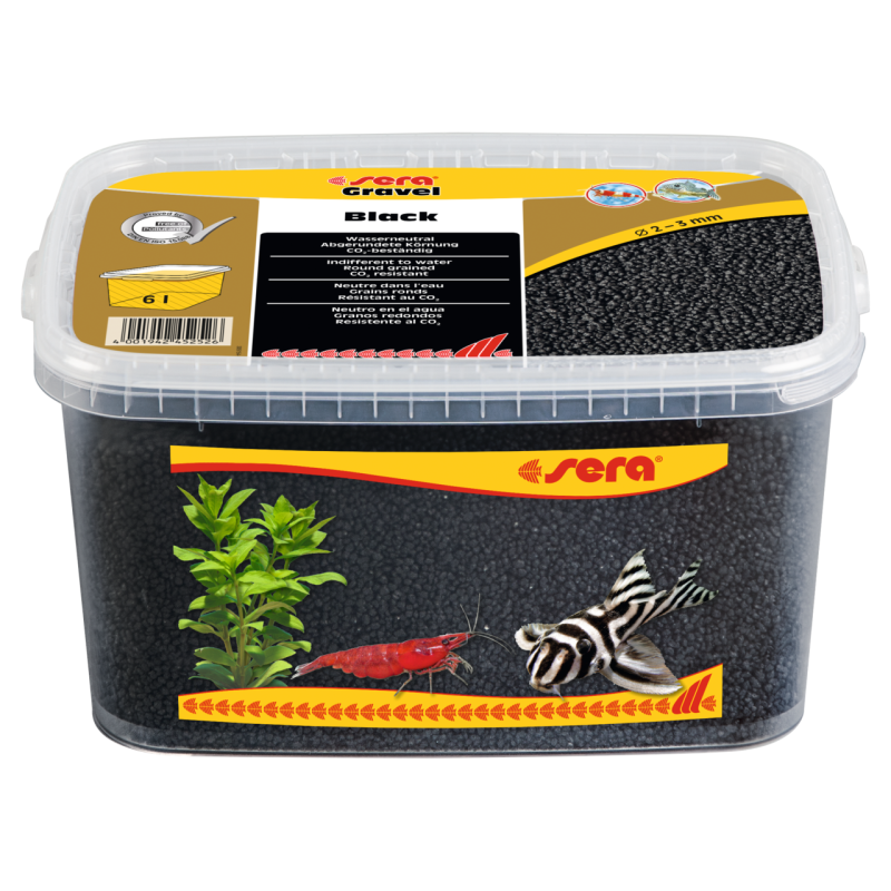 Sera Gravier Black Ø 2 – 3 mm 6 litres 22,70 €