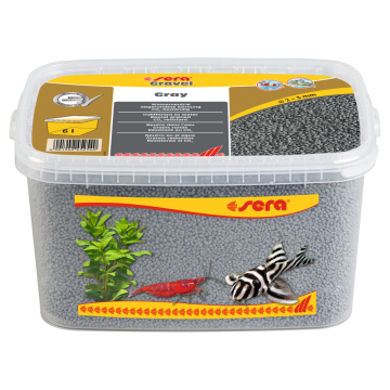 Sera Gravier Gray Ø 2 – 3 mm 6 litres 27,50 €