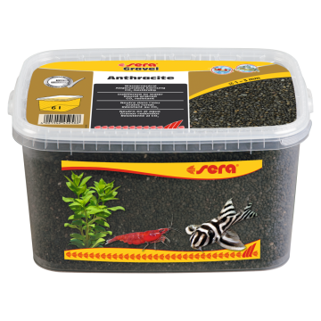 Sera Gravier Anthracite Ø 1 – 3 mm 6 litres 23,69 €