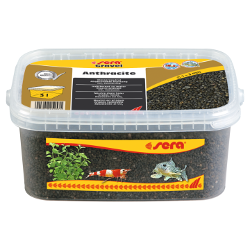 Sera Gravier Anthracite Ø 1 – 3 mm 3 litres 13,38 €