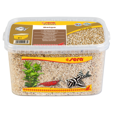 Sera Gravier Beige Ø 2 – 4 mm 6 litres 22,00 €