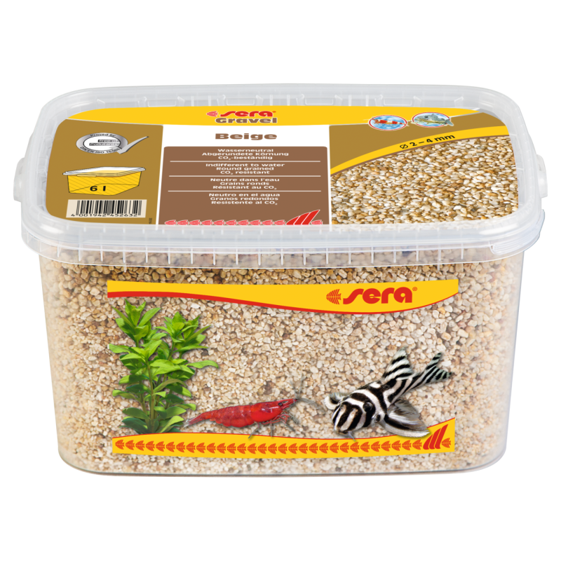 Sera Gravel Beige Ø 2 – 4 mm 6 litres 18,54 €