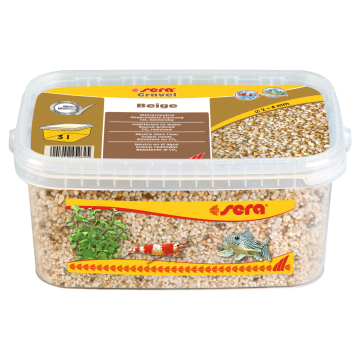 Sera Gravel Beige Ø 2 – 4 mm 3 litres 10,30 €