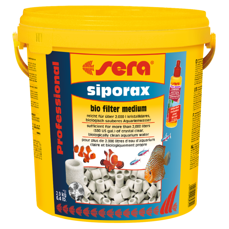 Sera siporax Professional 15 mm 10 litres