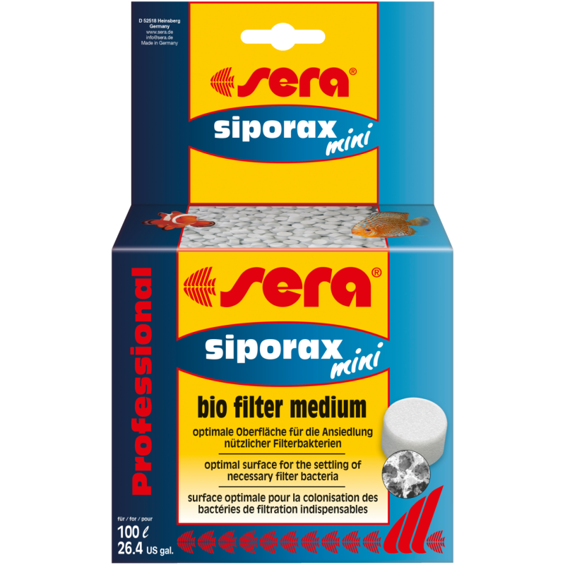 Sera siporax mini Professional 500ml (130gr) suffisante pour : 100 ...