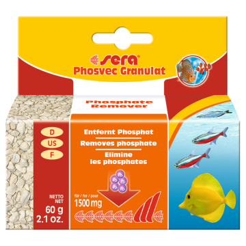 Sera phosvec Granulat 60gr 3,40 €