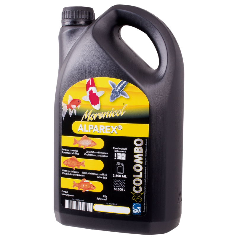 Colombo Morenicol Alparex 2500ml pour 50.000 litres d'eau 89,99 €