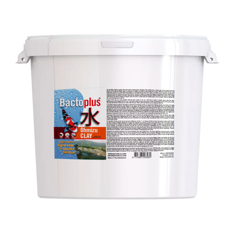 Bactoplus Ohmizu clay 25 litres seau pour 500.000 litres d'eau 229,...