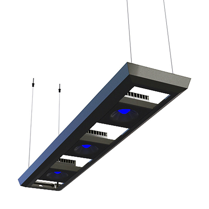 ReefLed 90 suspension 125x26, aqua 125-150cm Noir