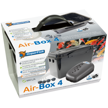 Superfish Air-box 4 / 600l/h 10w (10 litres minute - 4x 1.75m de tu...