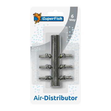 Superfish Distributeur d'air 6 voies inox