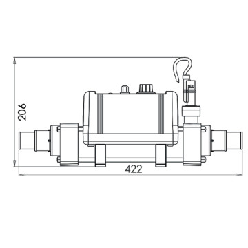 Réchauffeur ELECRO AQUATIC 3 KW 230V (13 amp.) 