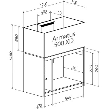 Aqua Medic Armatus 500 XD blanc complet avec système de filtration + 144.90€ en bon d'achats coraux,poissons.