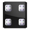 GHL Mitras LX 7X04 marin 4 LED-Cluster, 9 canaux disponible en noir...