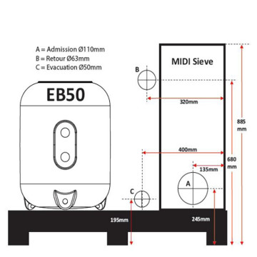 EconoBead système de filtre EB-50 complet pour 20m³ 2,679.00