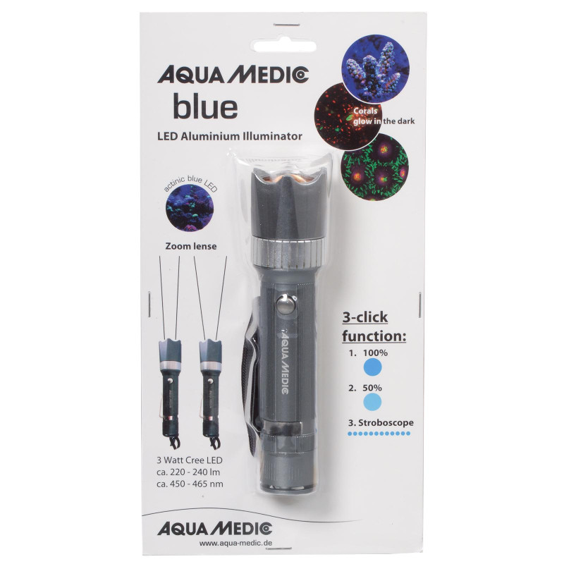 Aqua Medic BLUE torche alu