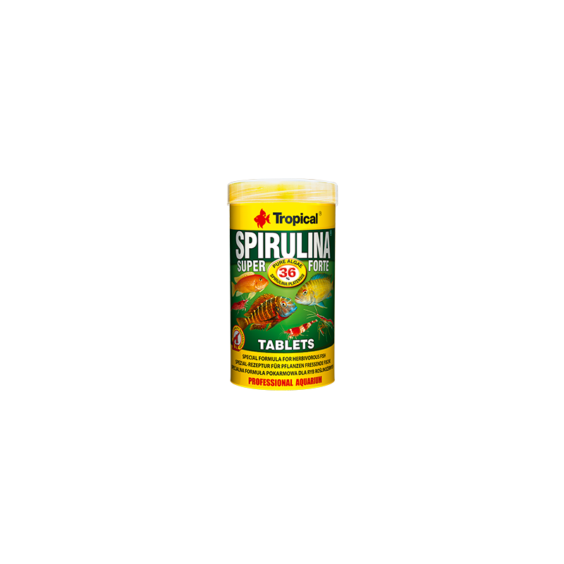 Tropical SUPER SPIRULINA FORTE 36% TABLETS 50ml 11,00 €