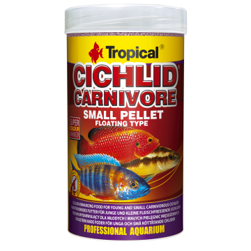 Tropical CICHLID CARNIVORE SMALL PELLET 250ml 9,50 €