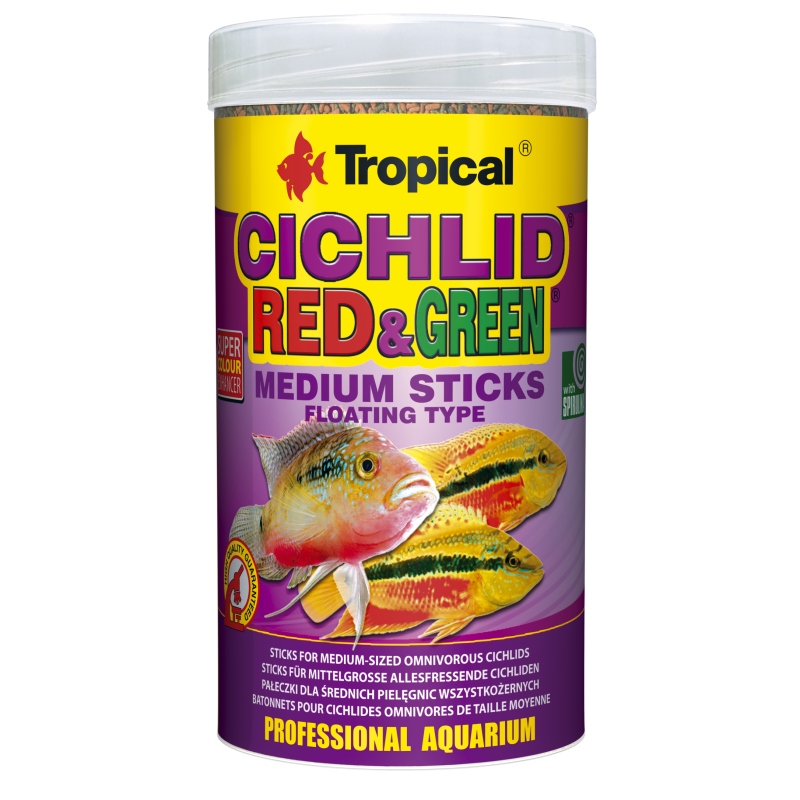 Tropical CICHLID RED&GREEN MEDIUM STICKS 1000ml 23,20 €