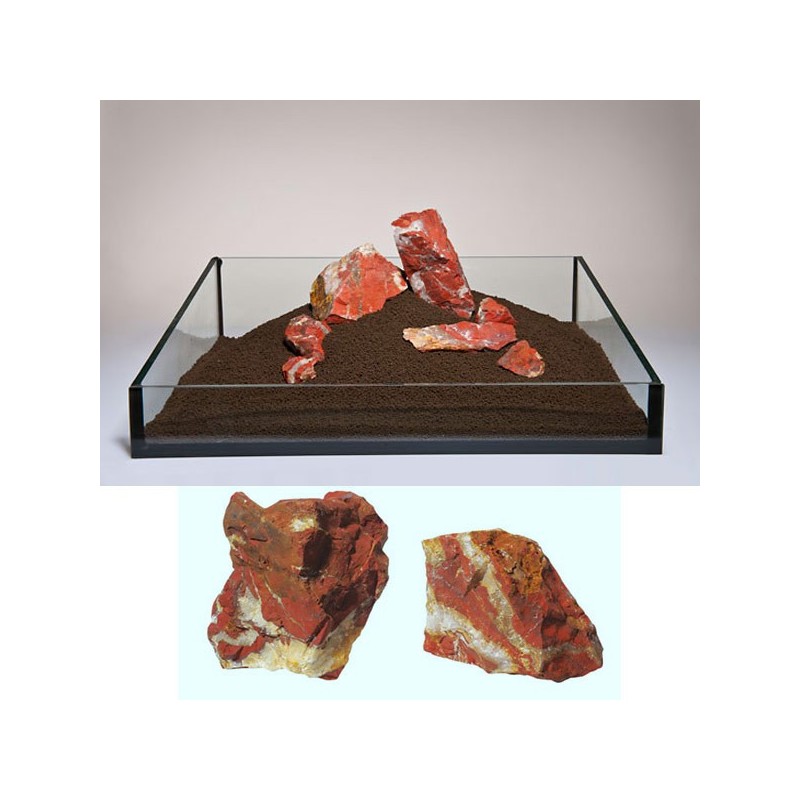 Pierre Red jasper (S072) le Kg 3,95 €