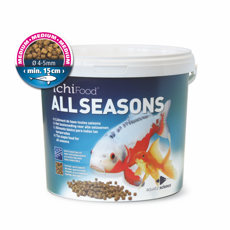 Aquatic Science ICHI FOOD All seasons medium 4-5 mm 4 Kg 48,55 €