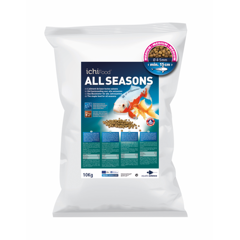 Aquatic Science ICHI FOOD All seasons medium 4-5 mm 10 Kg 98,70 €