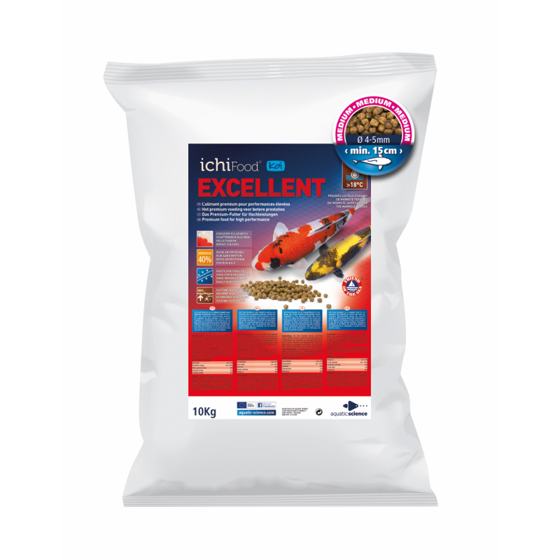 Aquatic Science ICHI FOOD Excellent medium 4-5 mm 10 Kg 170,80 €