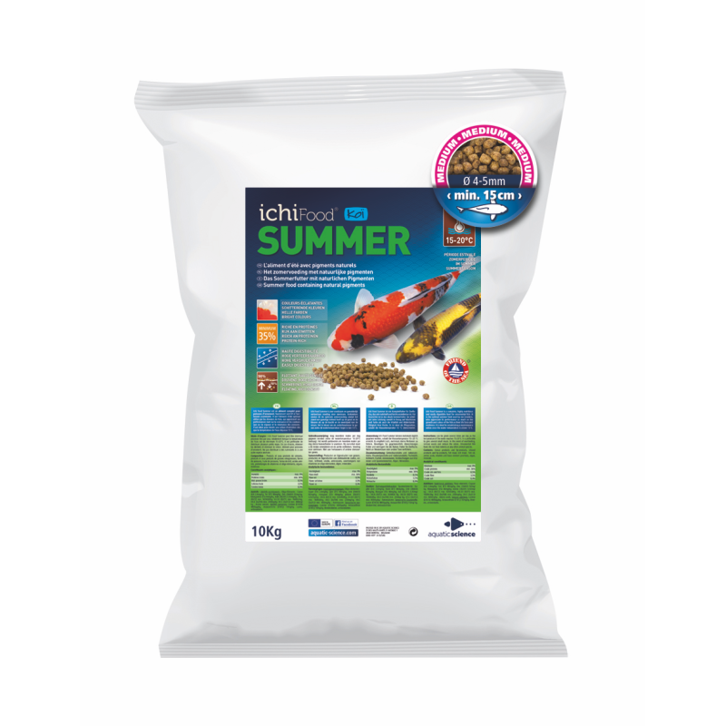 Aquatic Science ICHI FOOD Summer  medium 4-5 mm 10 Kg