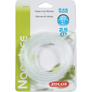 Zolux tuyau à air silicone 4-6mm 2.5m 3,85 €