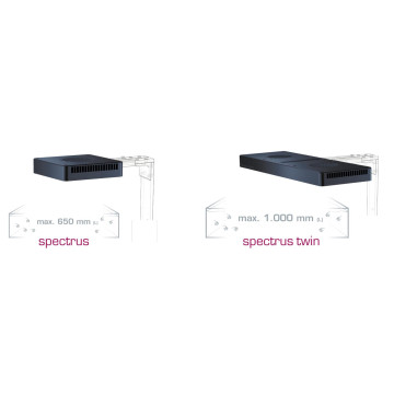 Aqua Medic spectrus Luminaire LED d'aquarium innovant pour aquariums d'eau de mer avec contrôle par application