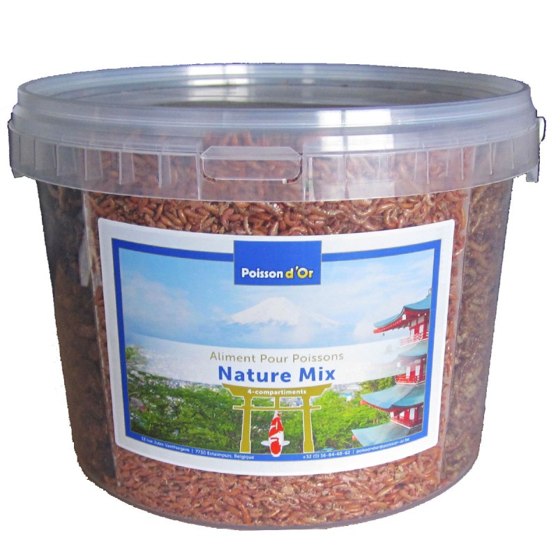 Nature Mix, 4 compartiments supplément alimentaire pour koï 900gr 3...