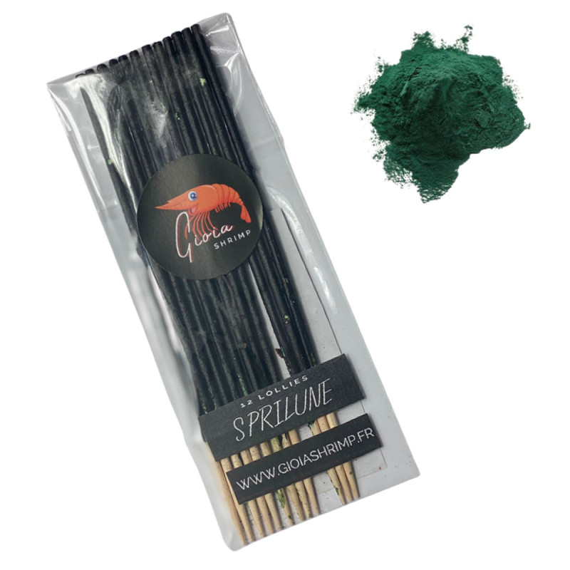 Lot de 12 lollies Spiruline Bio 5,50 €