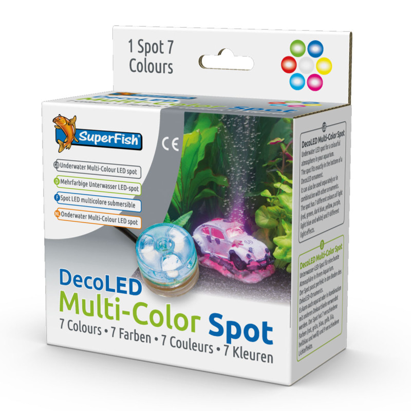 Superfish deco led multicolor spot