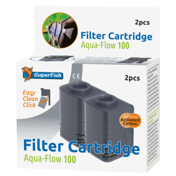 Superfish AQUA- FLOW 100 Easy Click cartouces 2 pièces 