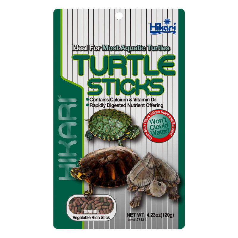 HIKARI TURTLE STICKS 120 GRAMMES