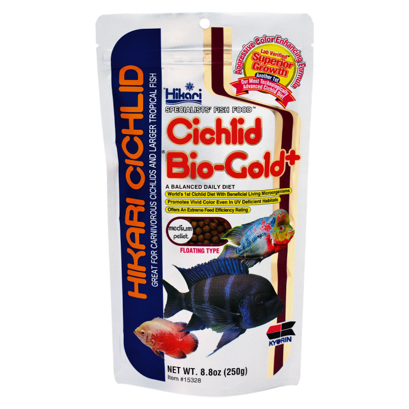 Hikari® cichlid bio-gold medium 250gr 17,99 €