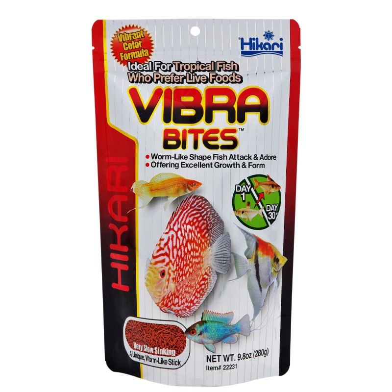 HIKARI TROPICAL VIBRA BITES 280 GRAMMES