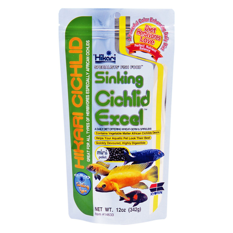 Hikari® cichlid excel mini 100gr coulant 9,50 €