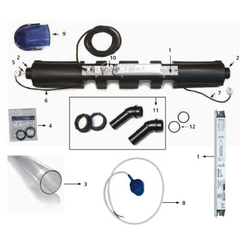 TMC ballast complet pour TMC PRO CLEAR 30W (numéro d'éclaté 1)