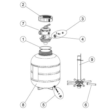 Phosphosorb O'ring (numéro d'éclaté 1)