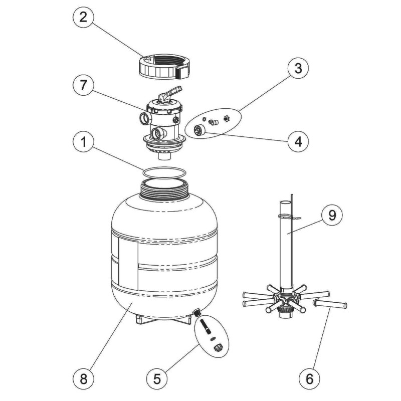 Phosphosorb bague de fermeture pour Phosphosorb (numéro d'éclaté 2)...