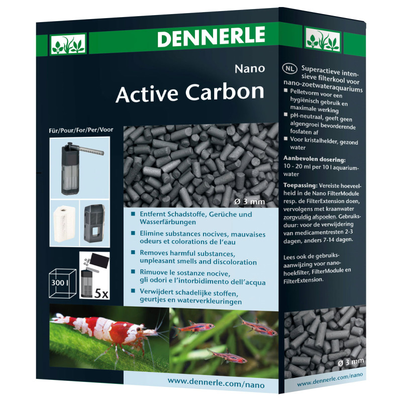 Dennerle Nano active Carbon 300ml por 200 litres