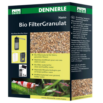 Dennerle Nano bio Filtergranulat 300ml permet 3 remplissages du Fil...