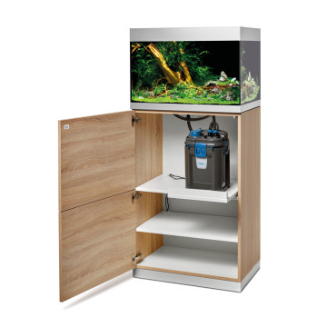 Oase aquarium HighLine Optiwhite 175 Chêne (aquarium & meuble) + bo...