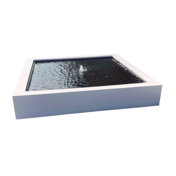 Table d'eau 220 x 220 x 35cm blanc, noir ou rocher 3,259.60