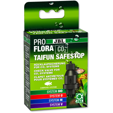 JBL PROFLORA CO2 TAIFUN SAFESTOP Clapet antiretour d'eau pour systè...